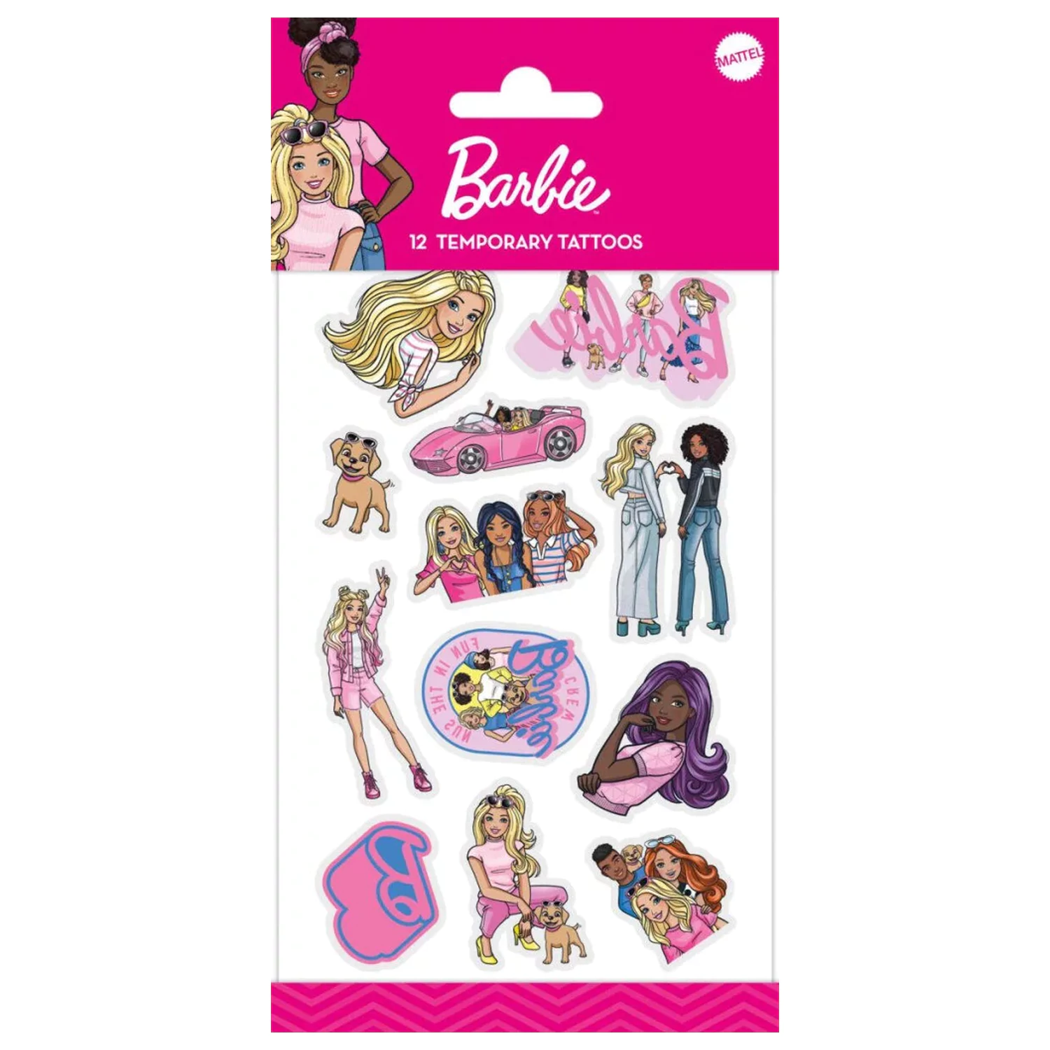 Barbie Crew Tattoo 12-teilig Produktfoto