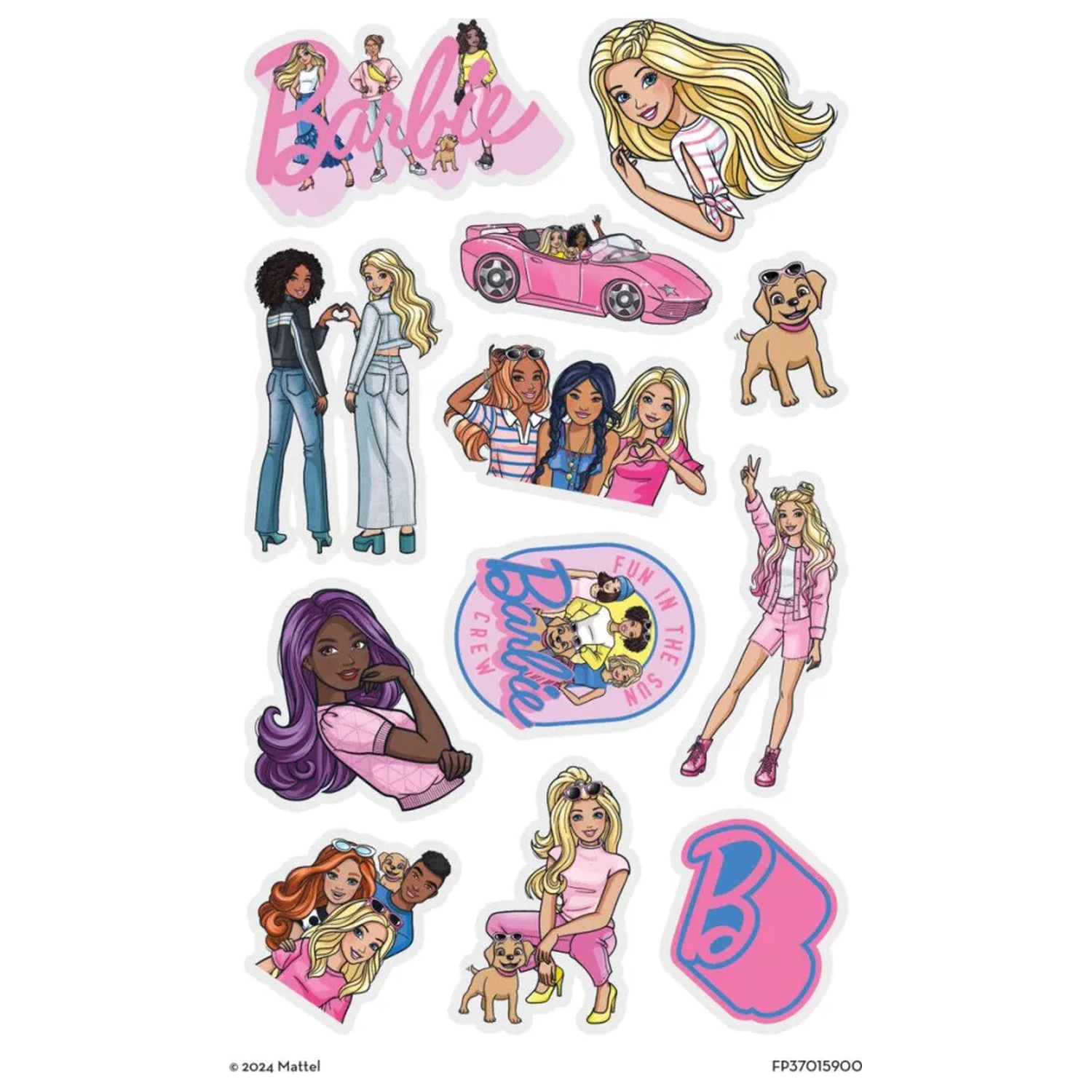 Barbie Crew Tattoo 12-teilig Produktfoto