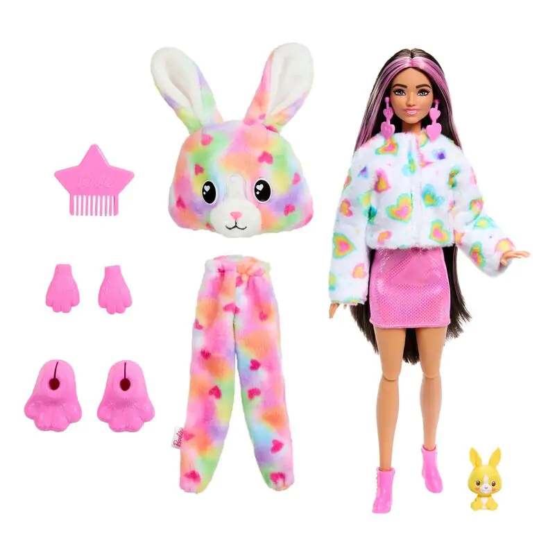 Barbie Cutie Reveal Bunny Dreams of colour Puppe termékfotó