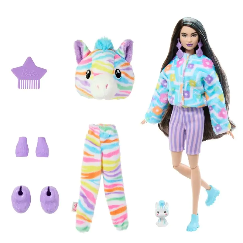Barbie Cutie Reveal Zebra Dreams of colour Puppe Produktfoto