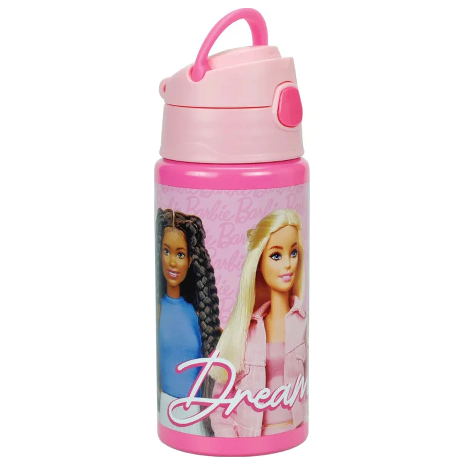 Barbie Dream Team Aluminium-Trinkflasche mit Hanger 500 ml Produktfoto