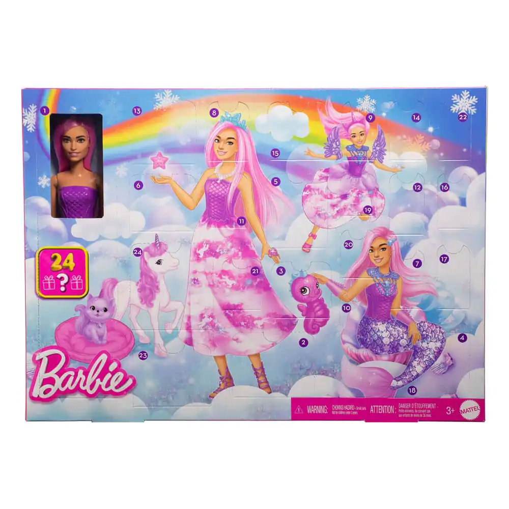 Barbie Adventskalender mit Doll Fantasy Produktfoto