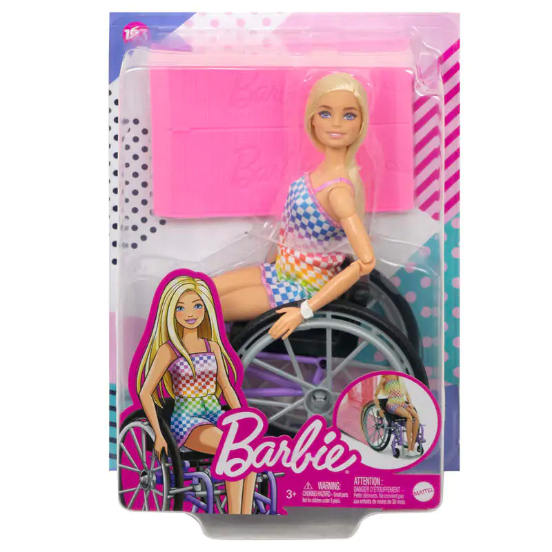 Barbie Fashionista Puppe with Wheelchair Produktfoto