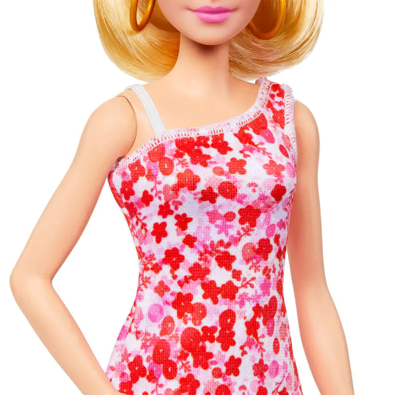 Barbie Fashionista Pink Flowers Dress Puppe termékfotó