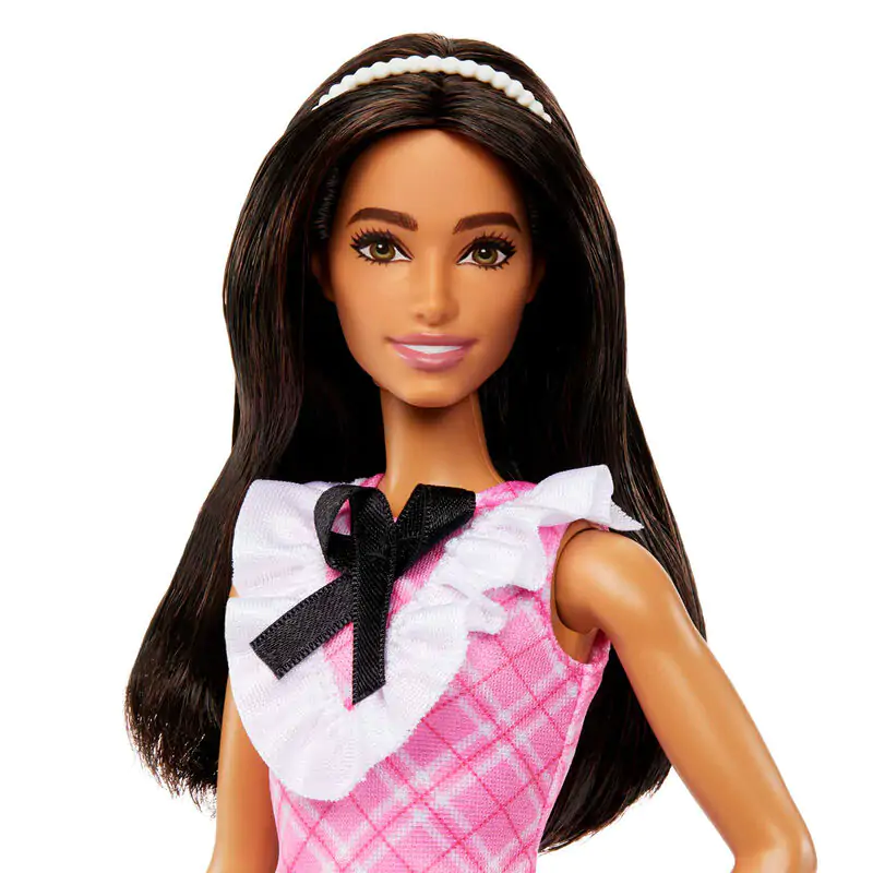Barbie Fashionista Tartan Dress Puppe termékfotó