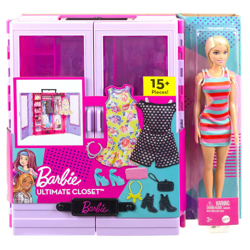 Barbie Fashionista Ultimate Closet + Puppe termékfotó