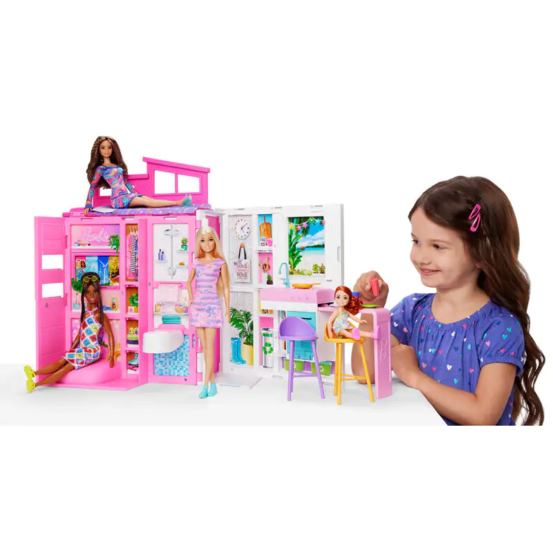 Barbie Getaway House und Puppe Produktfoto