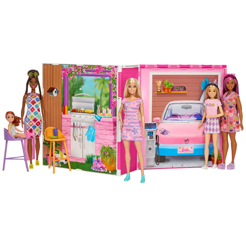Barbie Getaway House und Puppe Produktfoto