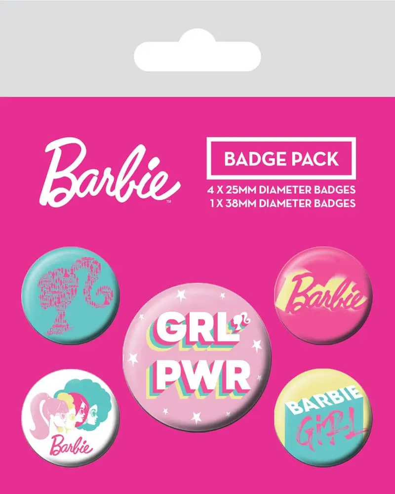 Barbie Ansteck-Buttons 5er-Pack Girl Power termékfotó