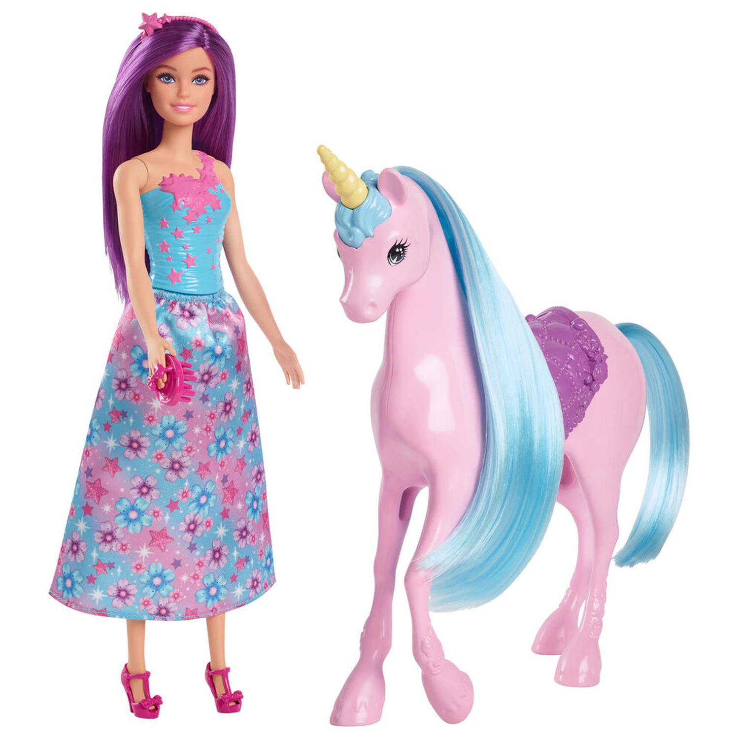 Barbie Puppe und ihr Einhorn Produktfoto