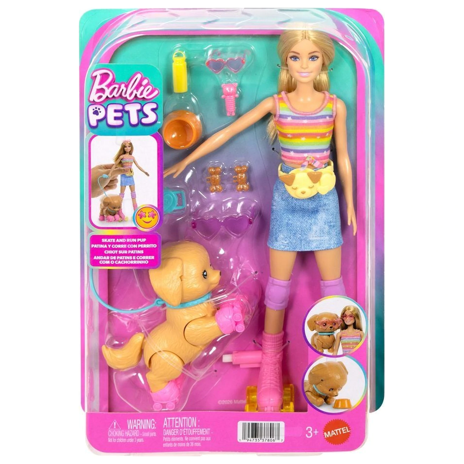 Barbie Puppe mit Welpe Produktfoto