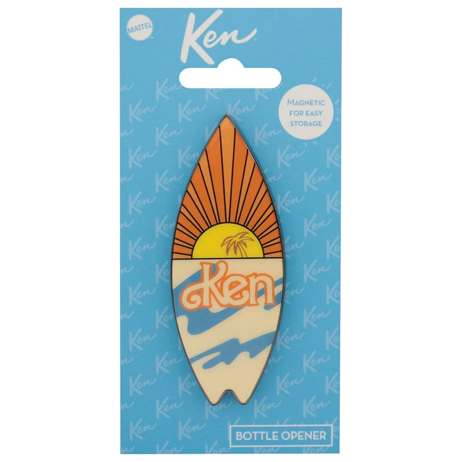 Barbie Flaschenöffner Ken Surfboard magnetisch Produktfoto