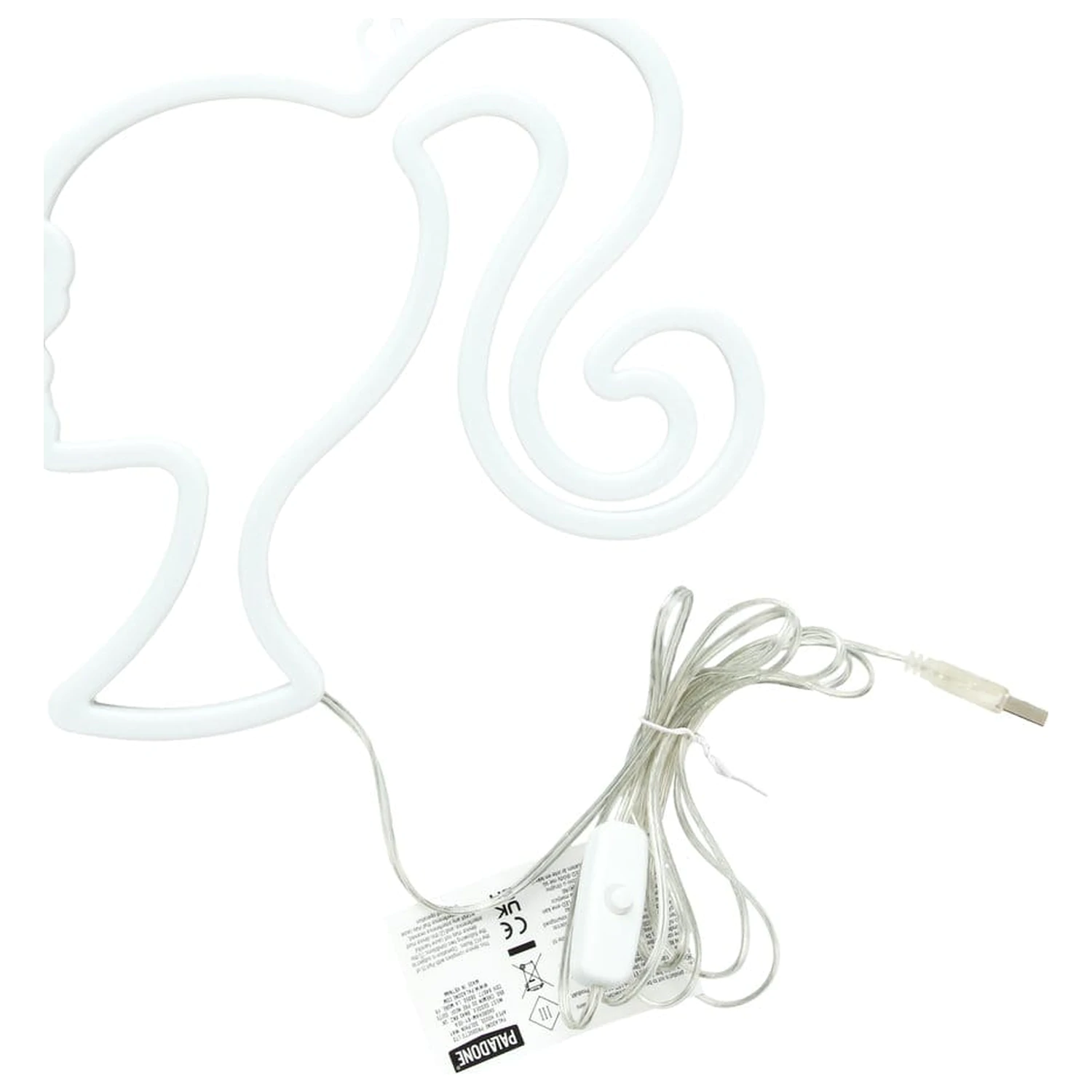 Barbie Wandlampe LED Neon Produktfoto