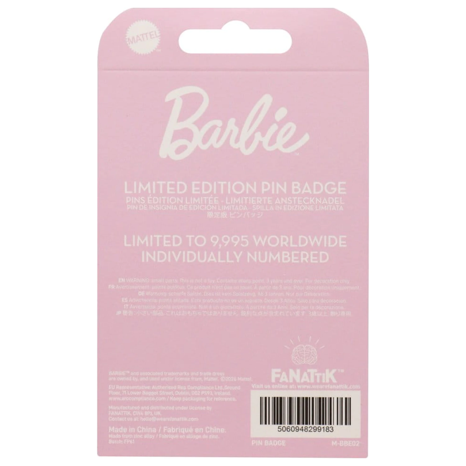 Barbie Pin-Anstecker Limited Edition Produktfoto