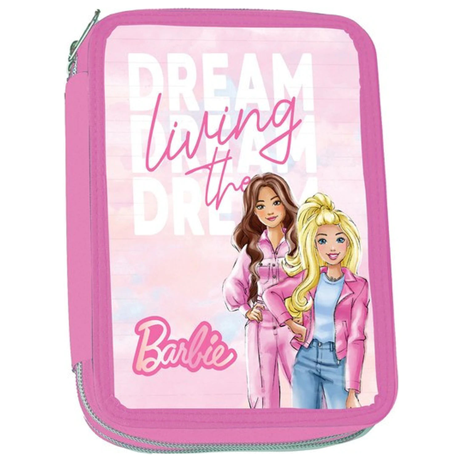 Barbie Living the Dream gefülltes Doppelstock-Federmäppchen Produktfoto