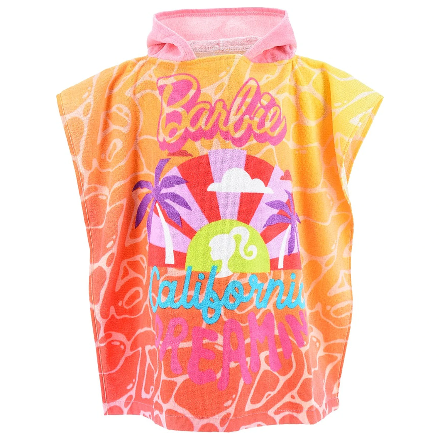 Barbie Los Angeles Strandtuch Poncho Produktfoto