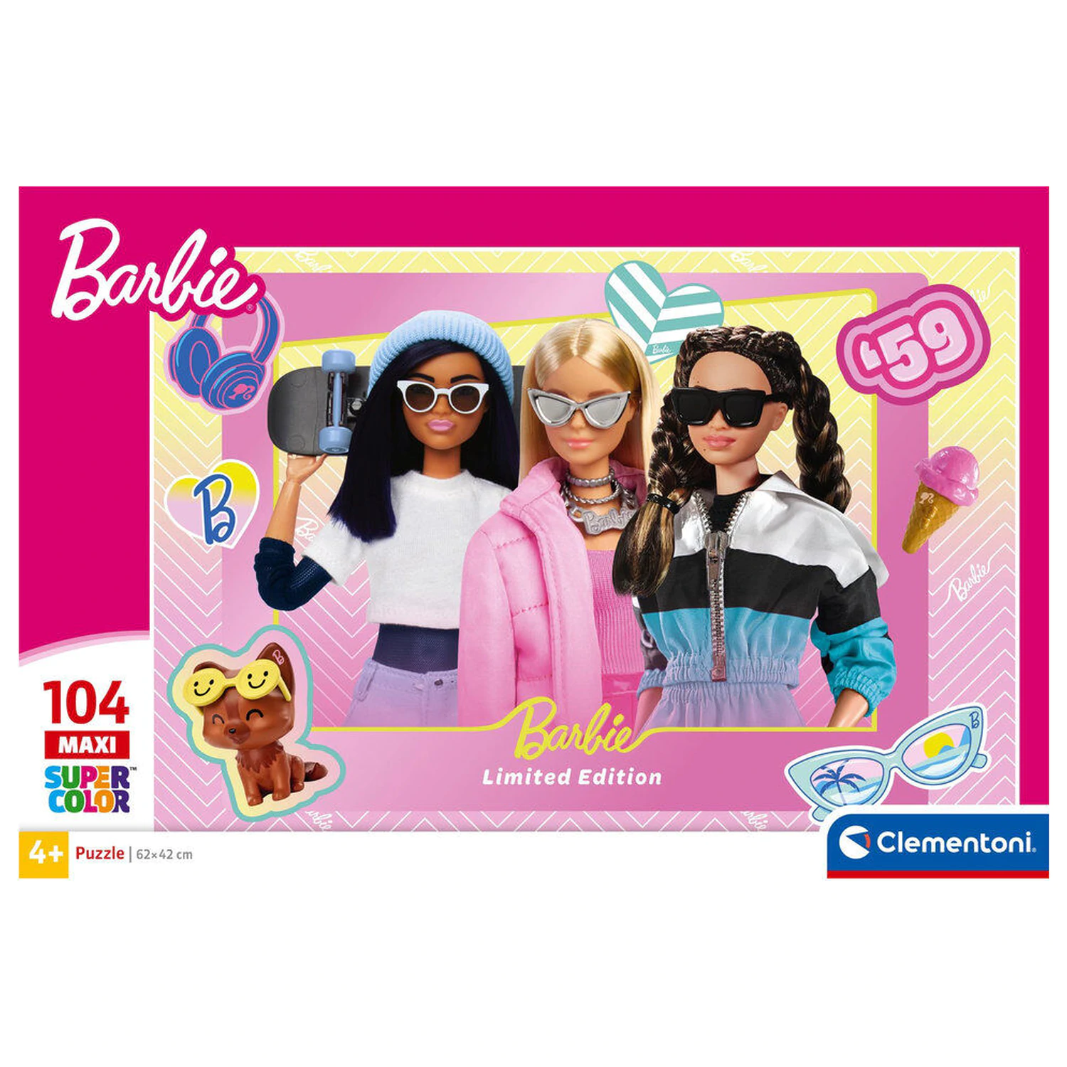 Barbie Maxi Puzzle 104 Teile Produktfoto