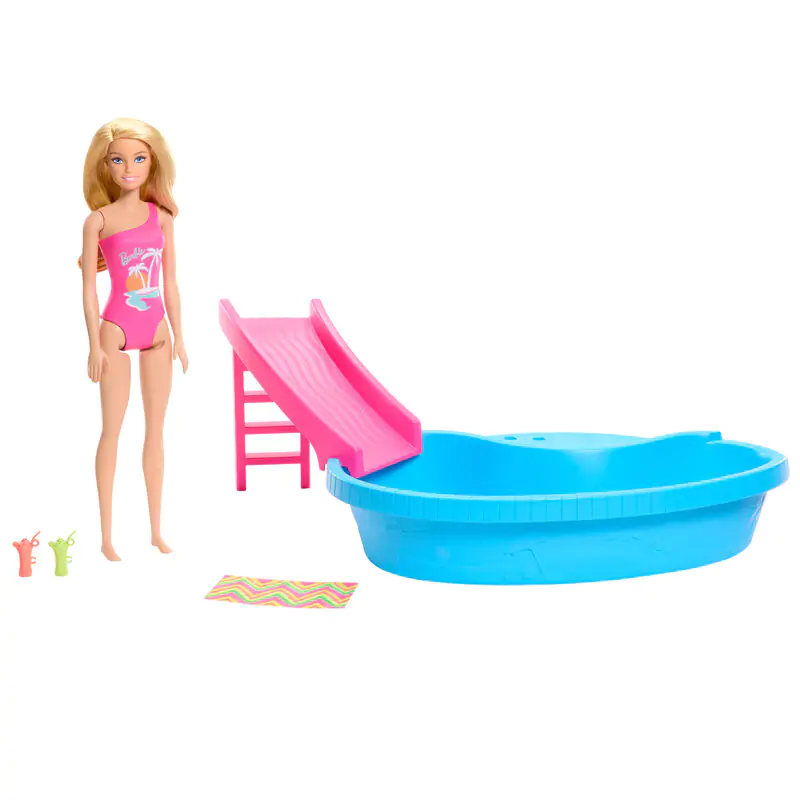 Barbie Summer Pool und Puppe termékfotó