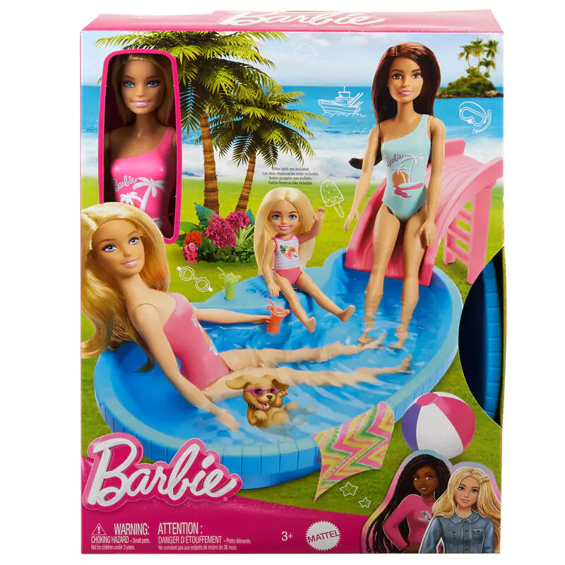 Barbie Summer Pool und Puppe termékfotó