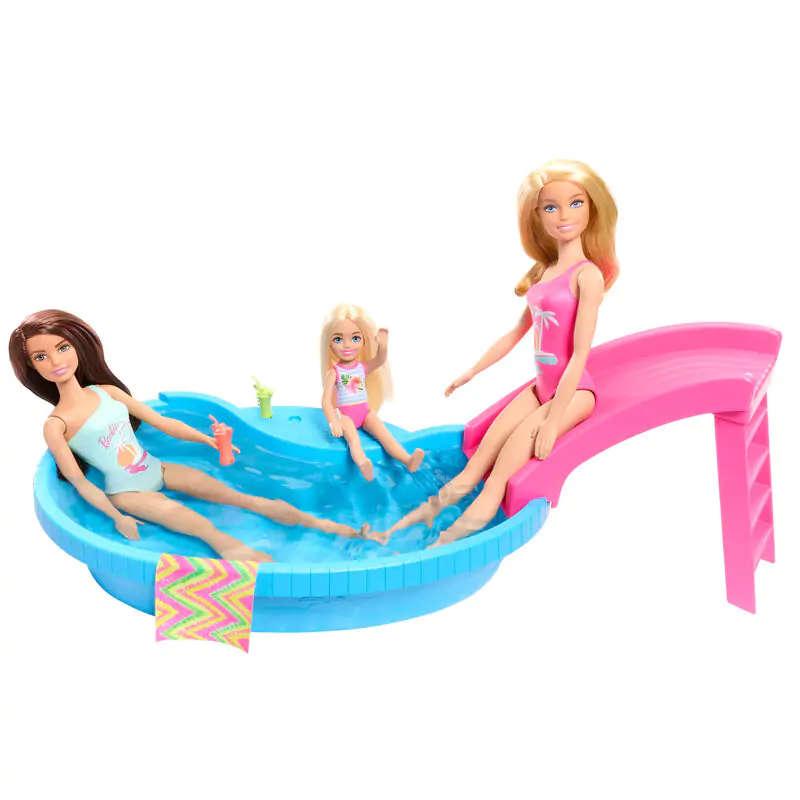 Barbie Summer Pool und Puppe termékfotó