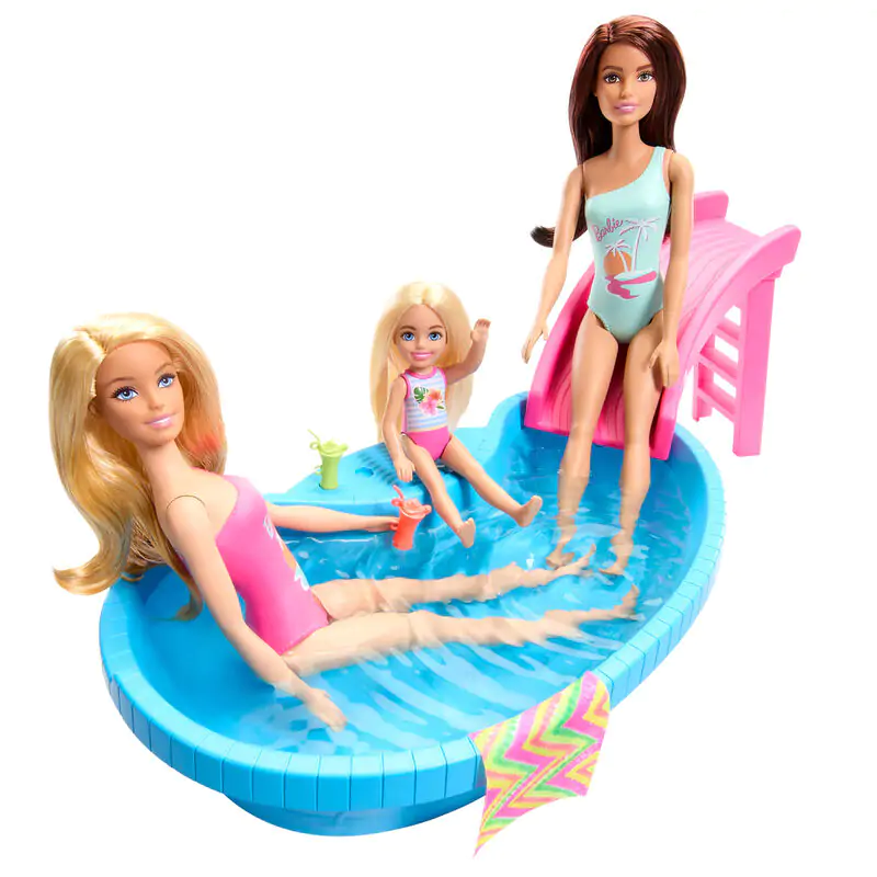 Barbie Summer Pool und Puppe termékfotó