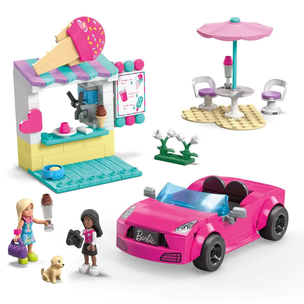 Barbie MEGA Bauset Cabrio &amp; Eisstand Produktfoto