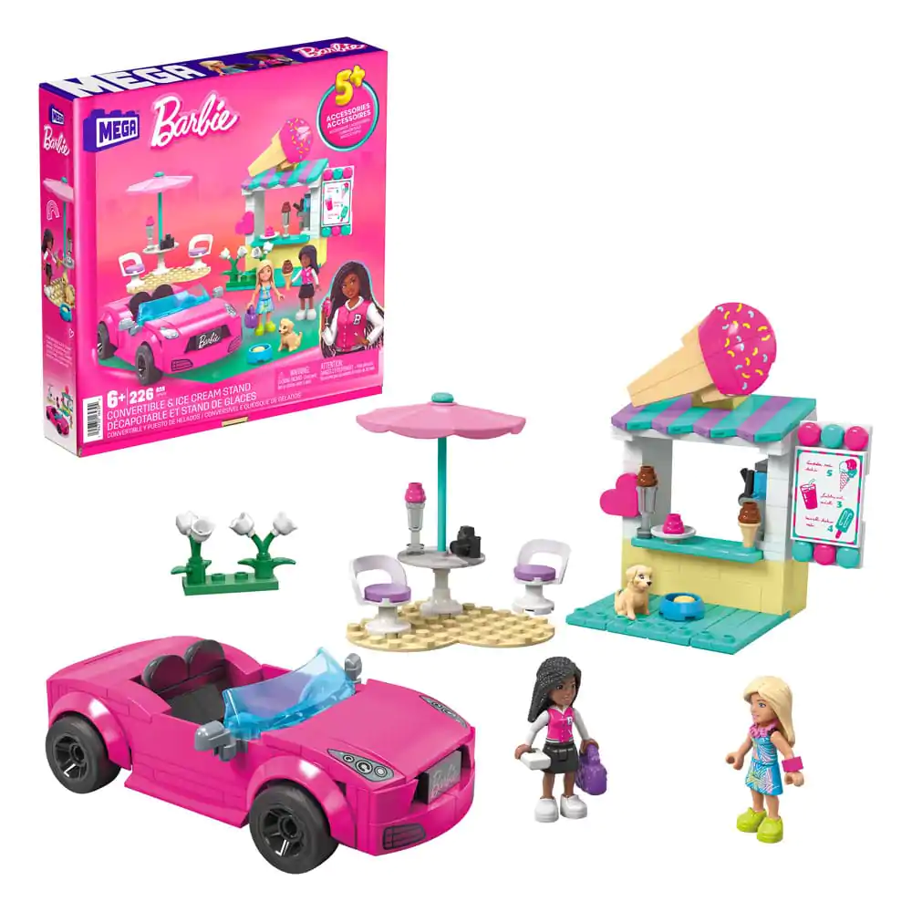Barbie MEGA Bauset Cabrio &amp; Eisstand Produktfoto