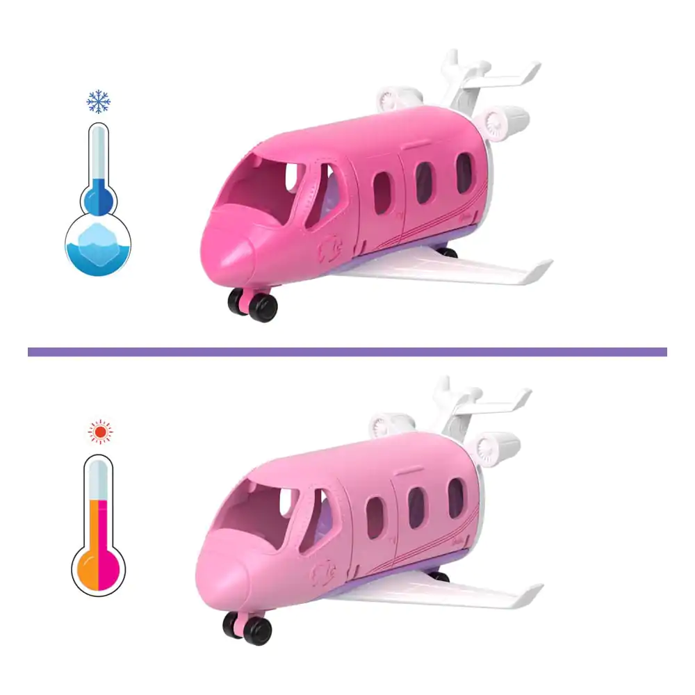 Barbie Mini BarbieLand Puppe und Fahrzeug Traumflugzeug 4 cm Produktfoto