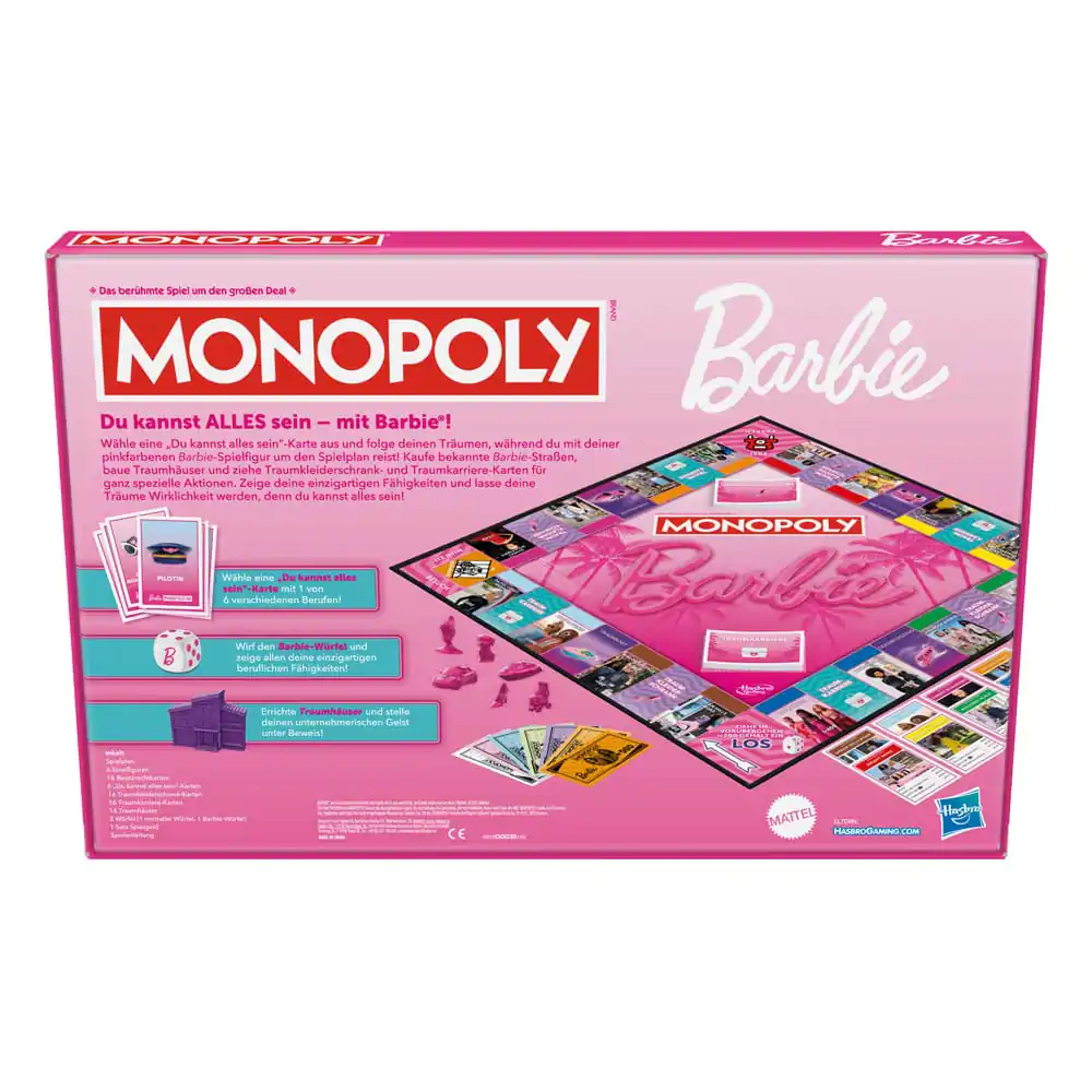 Barbie Brettspiel Monopoly *Deutsche Version* termékfotó