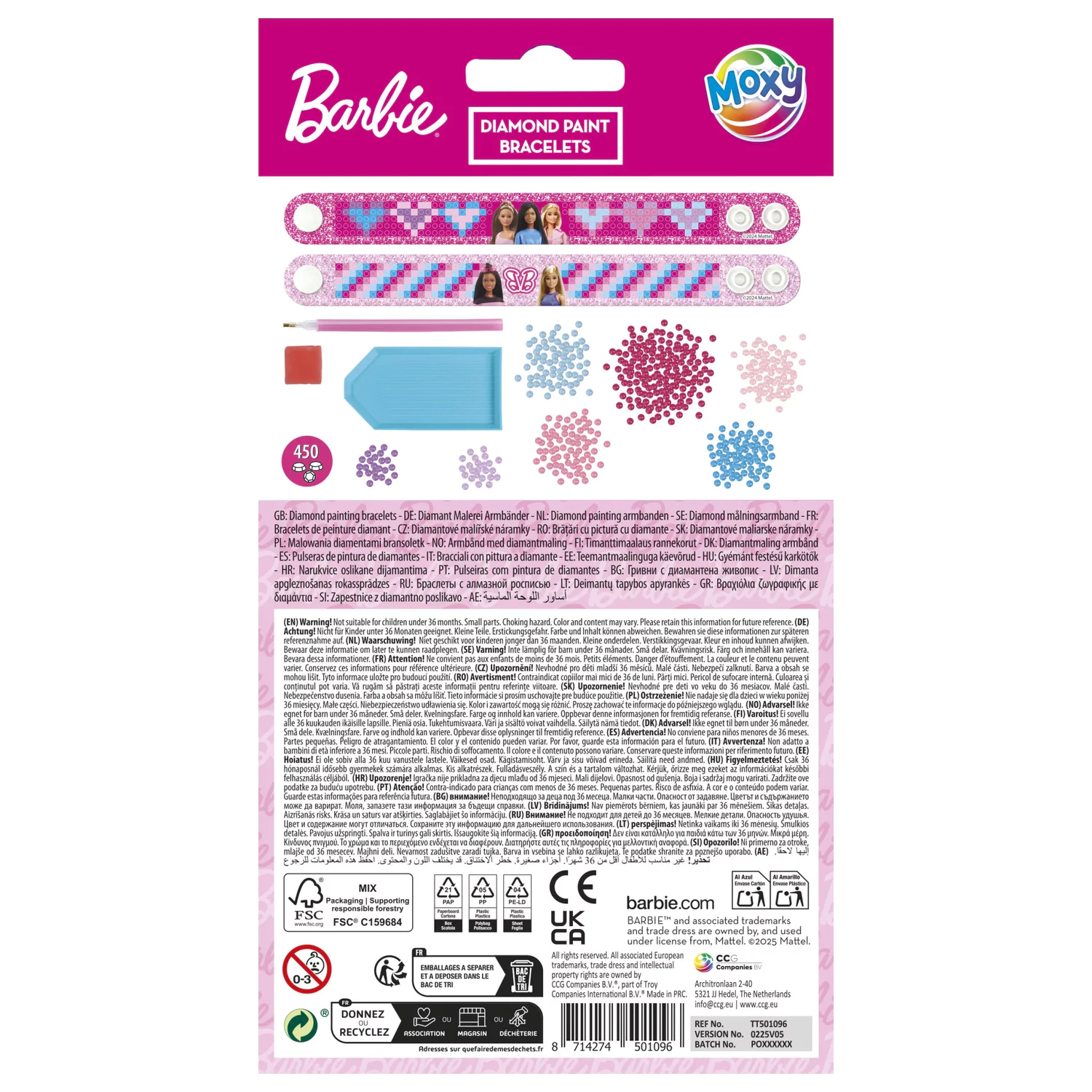 Barbie Moxy Diamond Dot Armband Set 2-teilig Produktfoto
