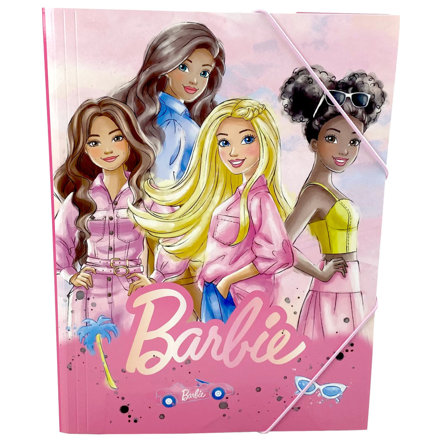 Barbie Paints A/4 Gummizugmappe Produktfoto