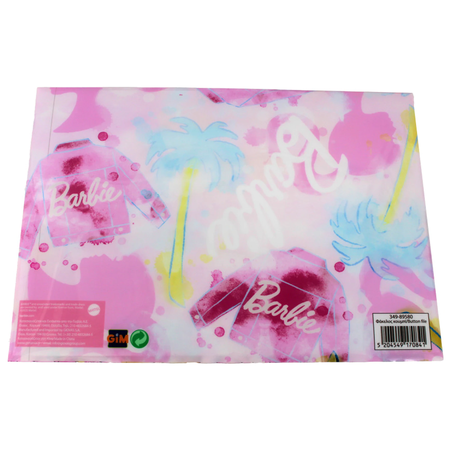 Barbie Paints DIN A/4 Dokumentenmappe Produktfoto