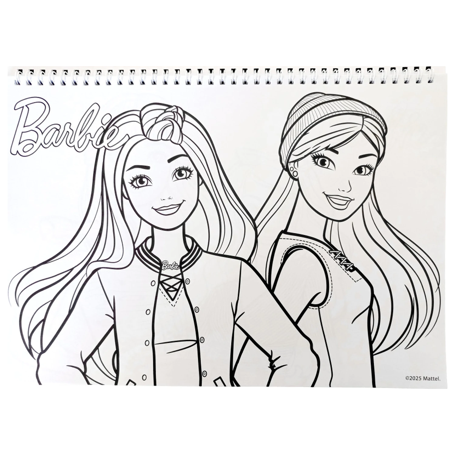 Barbie Paints A/4 Spiral Skizzenbuch 40 Blatt mit Stickern Produktfoto