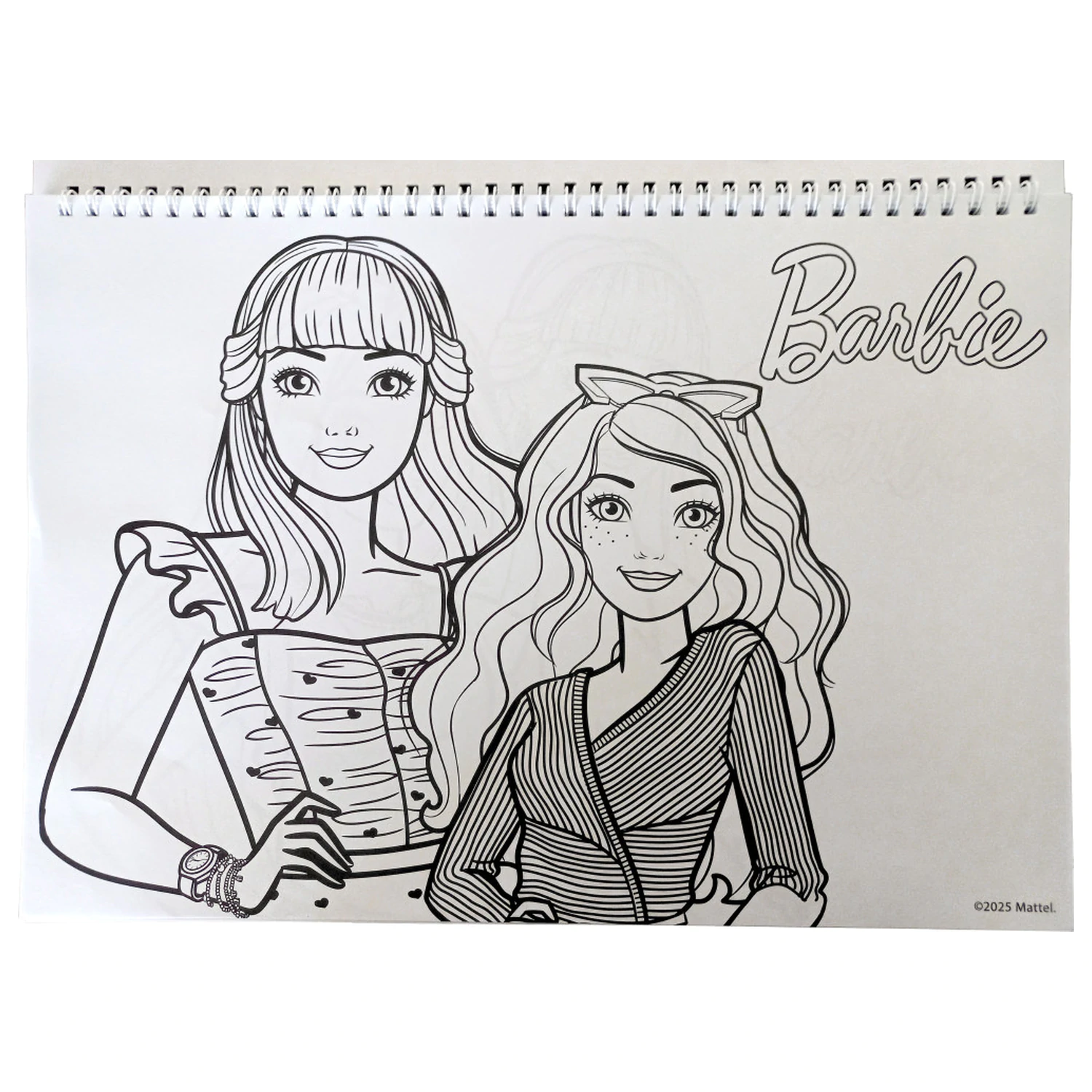 Barbie Paints A/4 Spiral Skizzenbuch 40 Blatt mit Stickern Produktfoto