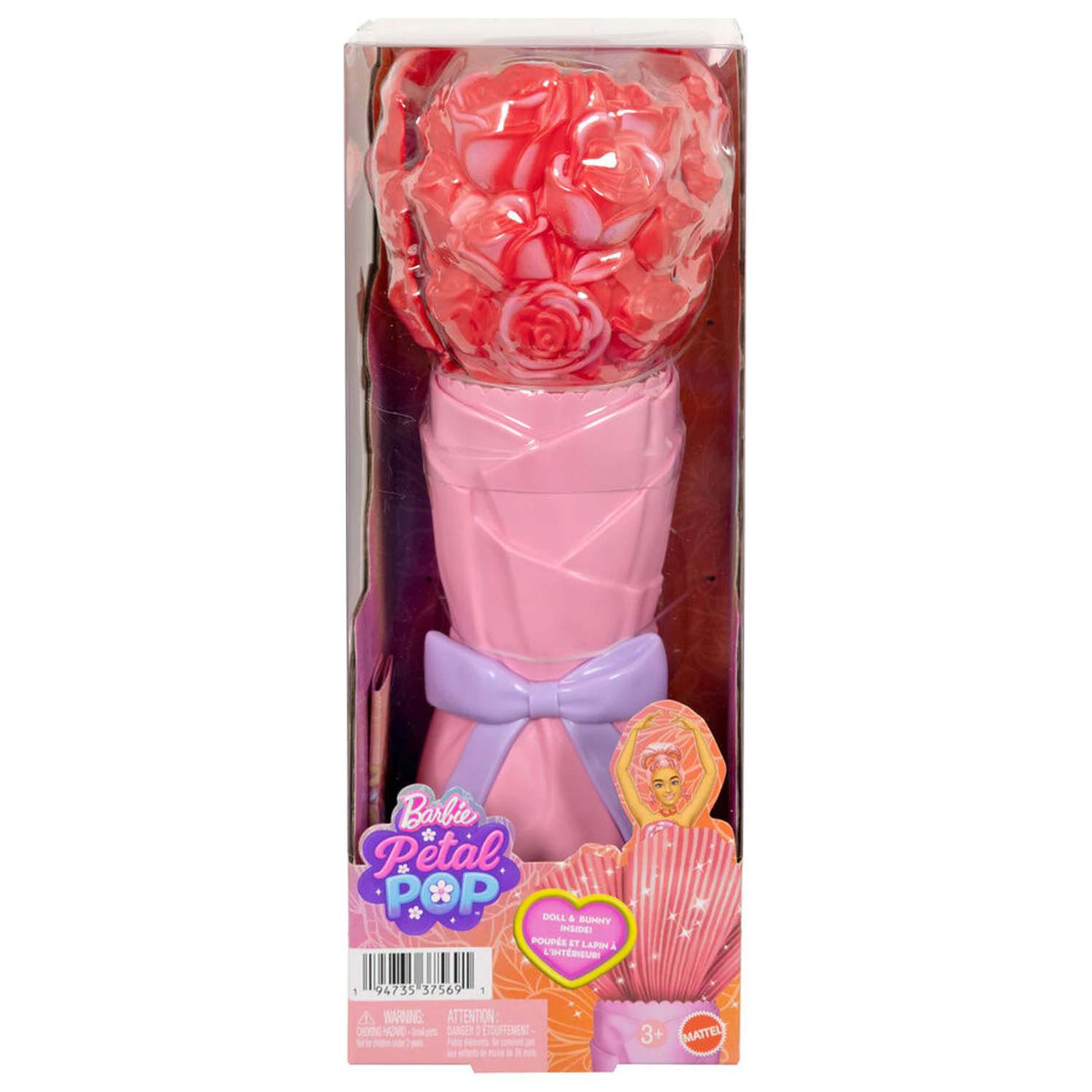 Barbie Petal Pop Rote Rose Puppe Produktfoto