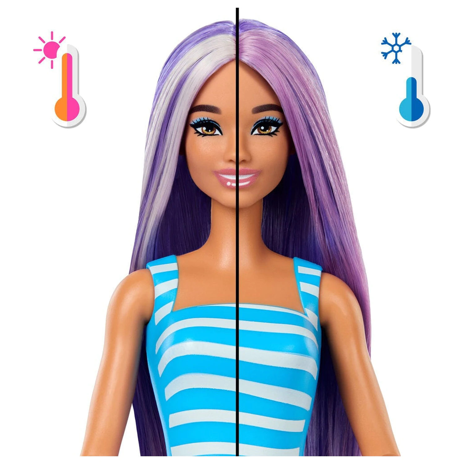 Barbie Pop Reveal Sea Breeze Purple Puppe Produktfoto