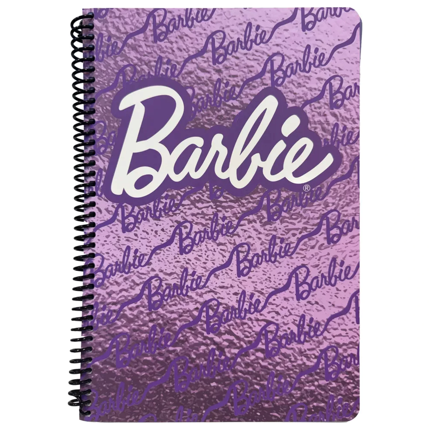 Barbie Purple B/5 liniertes Spiralheft 70 Blätter Produktfoto