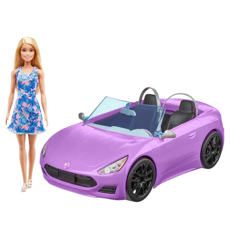 Barbie Purple Convertible und Puppe Produktfoto
