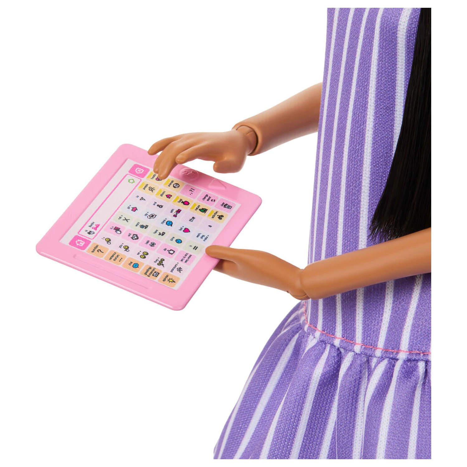Barbie Purple Stripes Puppe Produktfoto