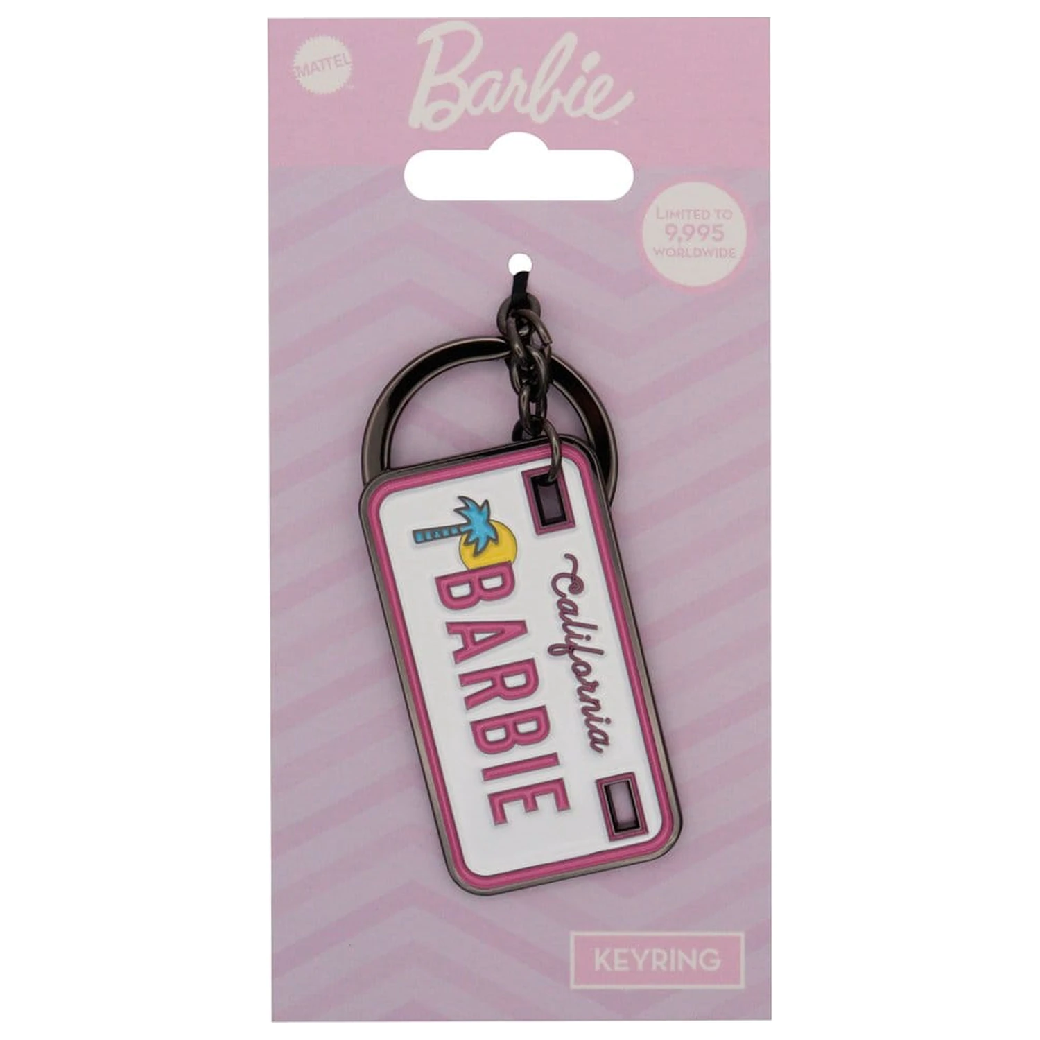 Barbie Nummernschild Schlüsselanhänger Limitierte Auflage Produktfoto