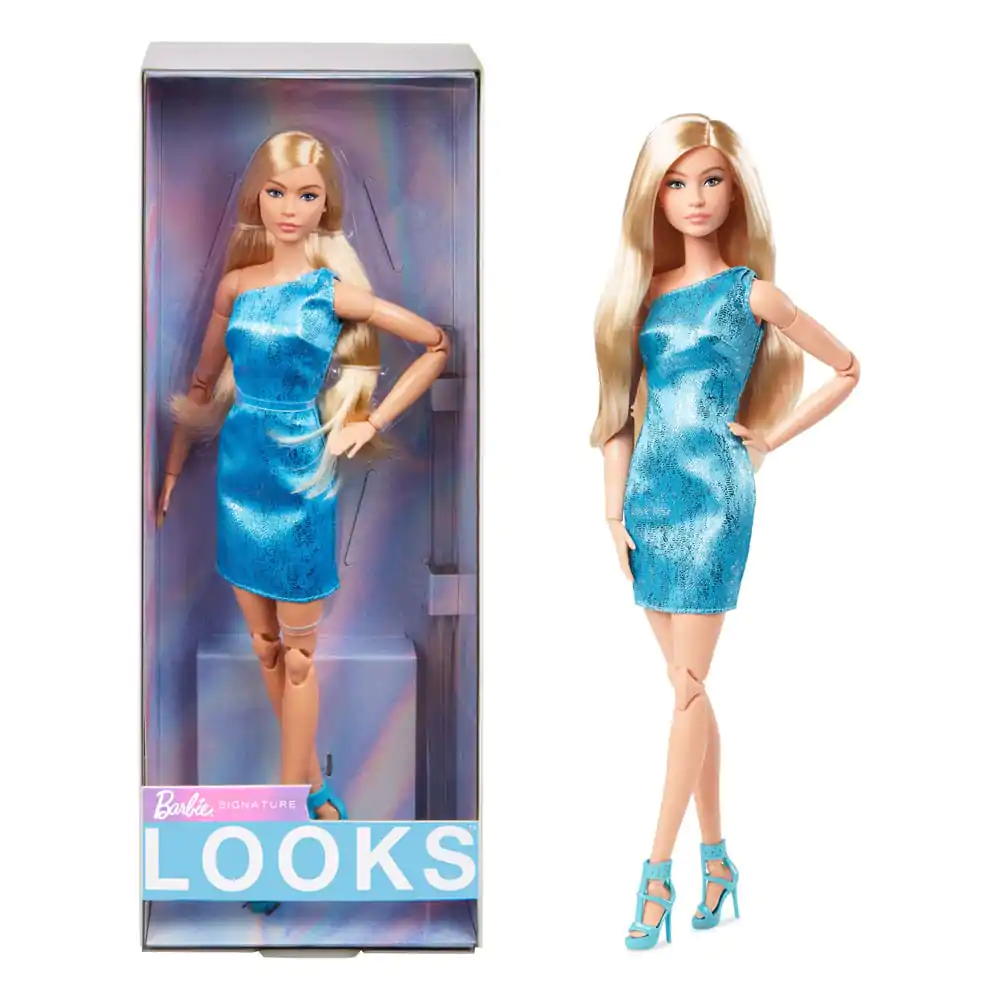 Barbie Signature Barbie Looks Puppe Model #23 Blonde, Blue Dress termékfotó