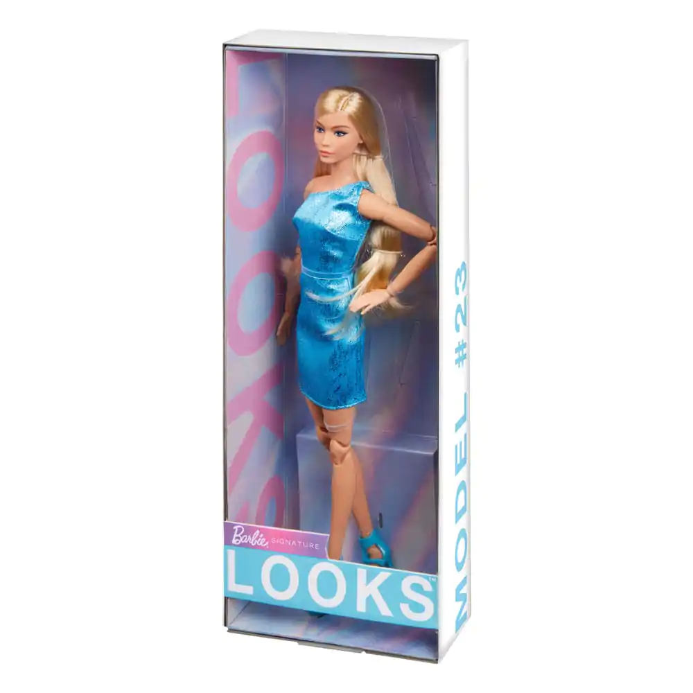 Barbie Signature Barbie Looks Puppe Model #23 Blonde, Blue Dress termékfotó