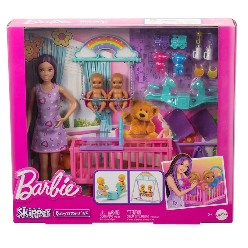 Barbie Skipper twin babysitter Puppe Produktfoto