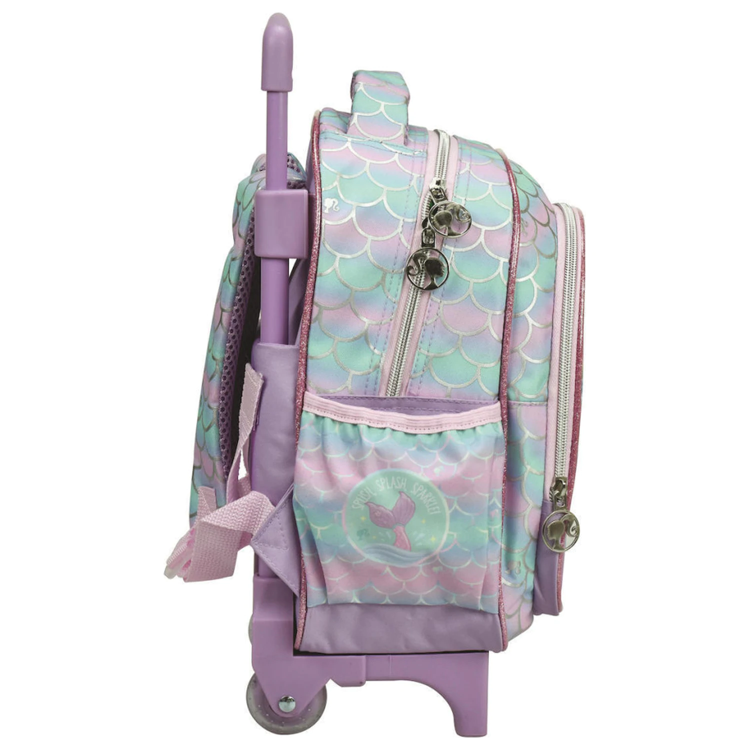 Barbie Sparkle Rolling Kindergarten Rucksack, Tasche 30 cm Produktfoto