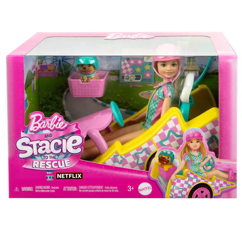 Barbie Stacie to the Rescue Puppe und Fahrzeug termékfotó