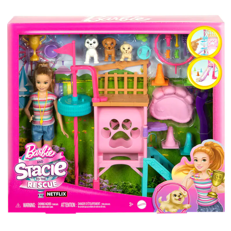 Barbie Stacie to the Rescue Puppu Spielset und Puppe termékfotó