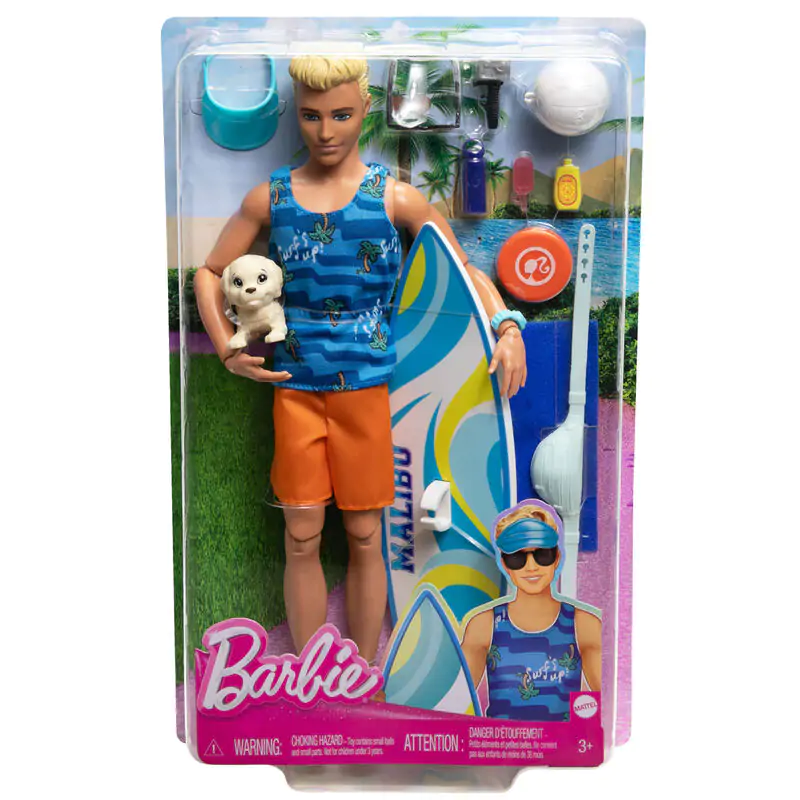 Barbie Surfboard Ken Puppe termékfotó