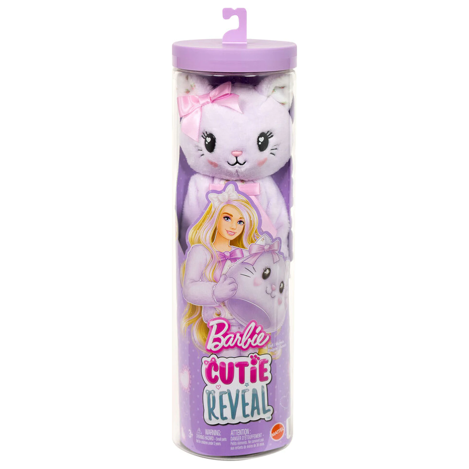Barbie Sweet Ties Cutie Reveal Lilac Kitten Puppe Produktfoto