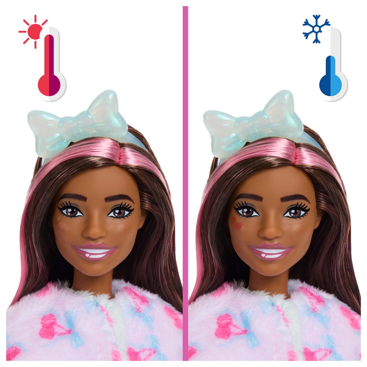 Barbie Sweet Ties Cutie Reveal Mint Bunny Puppe Produktfoto
