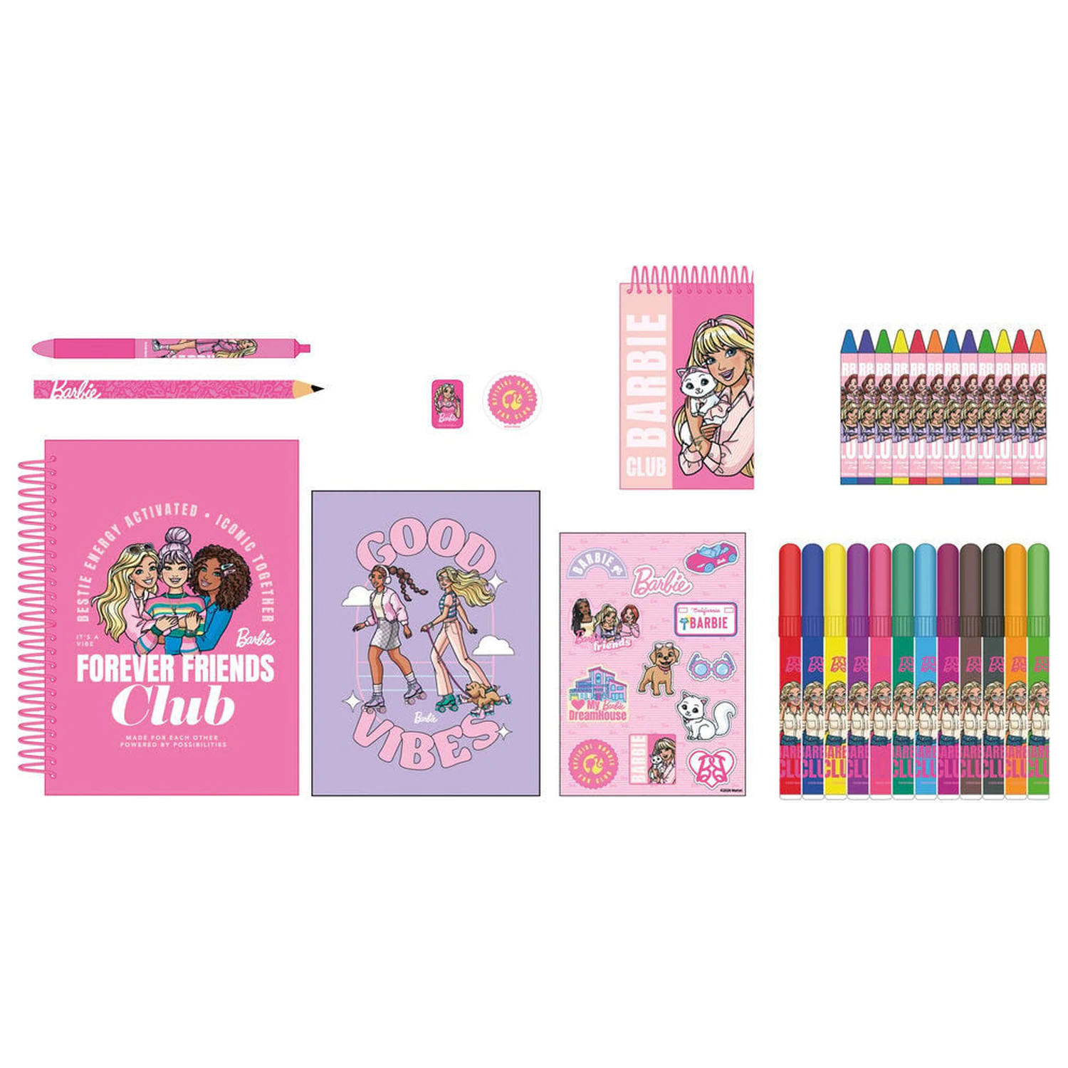 Barbie Aktivitäten Set 43 Teile Produktfoto